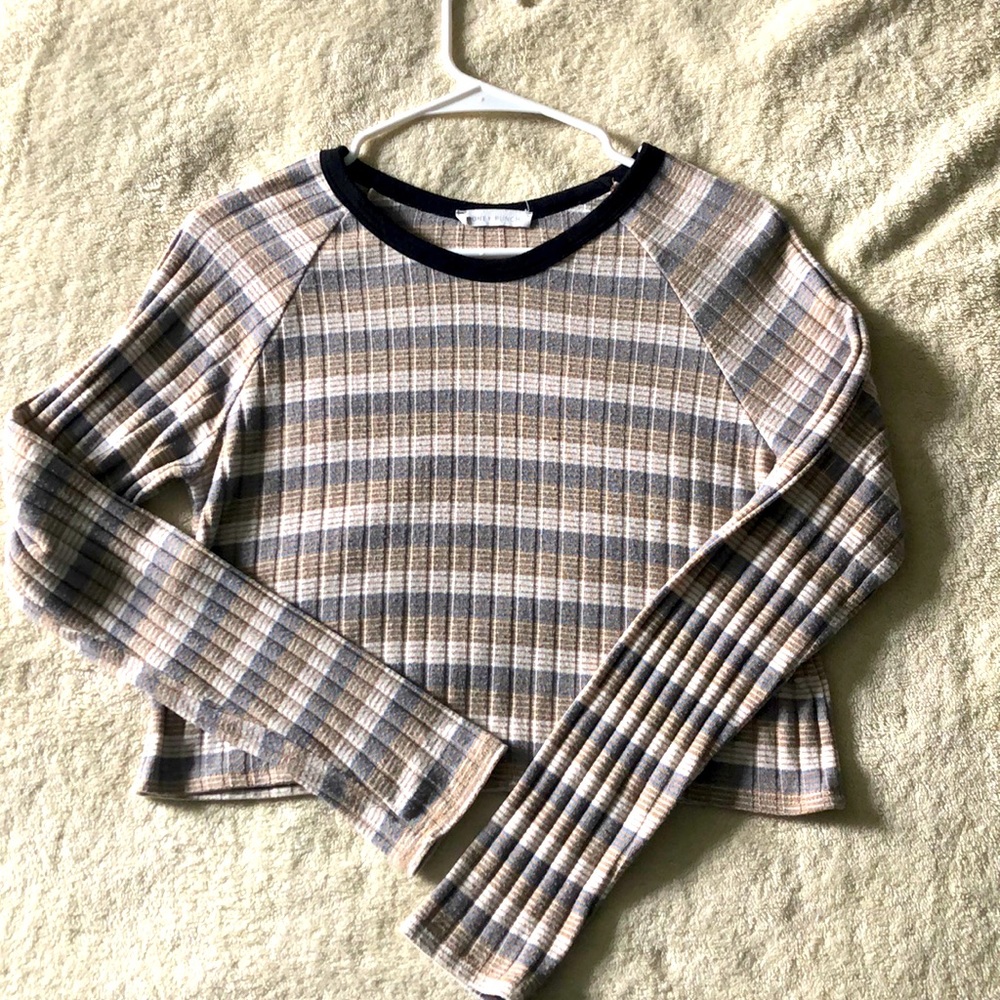 Honey Punch stripped long sleeve